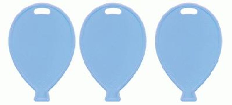 Balloon Shape Weights - Pastel Light Blue x100pcs - Balloon Accessories